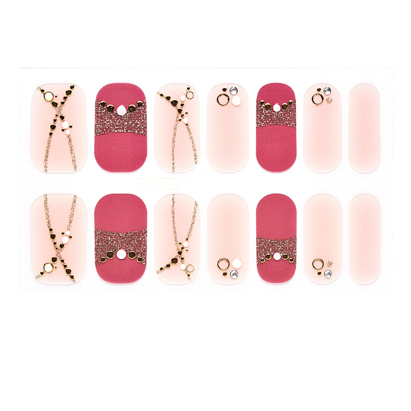 PandaHall Full Cover Ombre Nails Wraps, Glitter Powder Color Street Nail Strips, Self-Adhesive, for Nail Tips Decorations, Misty Rose...
PandaHall Full Cover Ombre Nails Wraps, Glitter Powder Color Street Nail Strips, Self-Adhesive, for Nail Tips Decorations, Misty Rose...