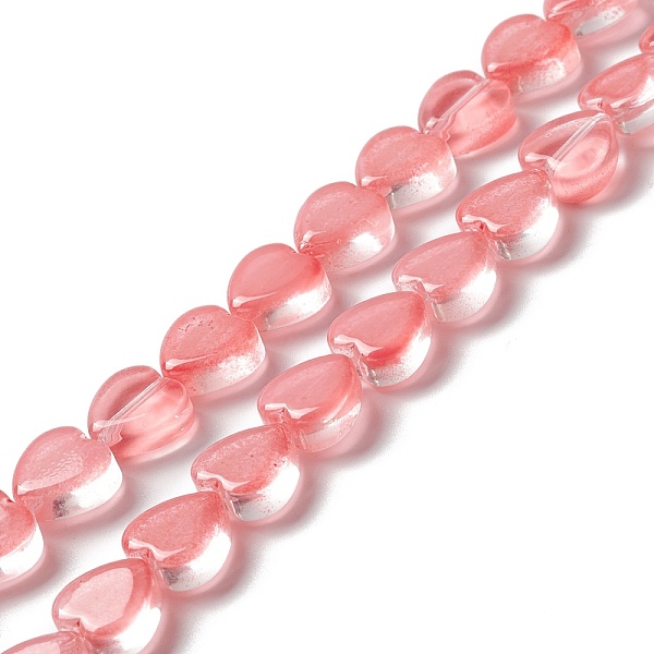 PandaHall Transparent Glass Beads Strand, Heart, Light Coral, 9.5~10x10x3.5~4.5mm, Hole: 0.8~1mm, about 35pcs/strand, 13.15~13.31 inch...
PandaHall Transparent Glass Beads Strand, Heart, Light Coral, 9.5~10x10x3.5~4.5mm, Hole: 0.8~1mm, about 35pcs/strand, 13.15~13.31 inch...