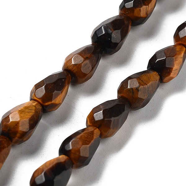PandaHall Natural Tiger Eye Beads Strands, Faceted Teardrop, 10x7mm, Hole: 1.2mm, about 20pcs/strand, 7.87''(20cm) Tiger Eye Teardrop
PandaHall Natural Tiger Eye Beads Strands, Faceted Teardrop, 10x7mm, Hole: 1.2mm, about 20pcs/strand, 7.87''(20cm) Tiger Eye Teardrop