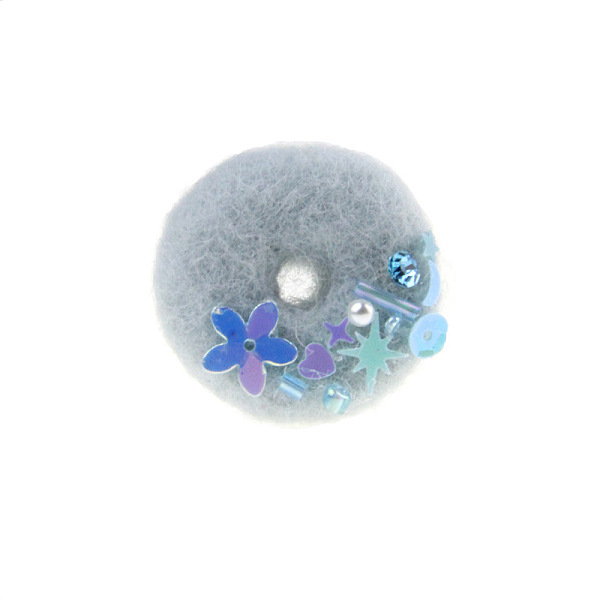 PandaHall Handmade Wool Felt Woven Costume Accessories, with Plastic Doughnut, Aqua, 30mm Felt Donut Cyan
PandaHall Handmade Wool Felt Woven Costume Accessories, with Plastic Doughnut, Aqua, 30mm Felt Donut Cyan