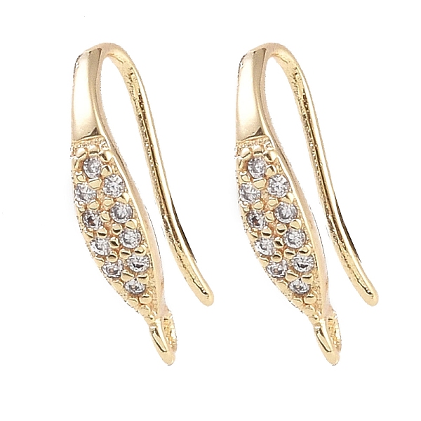 PandaHall Brass Micro Pave Cubic Zirconia Earring Hooks, Fishhook, Golden, 16x8.5x3mm, Hole: 1mm Brass+Rhinestone Others Clear
PandaHall Brass Micro Pave Cubic Zirconia Earring Hooks, Fishhook, Golden, 16x8.5x3mm, Hole: 1mm Brass+Rhinestone Others Clear