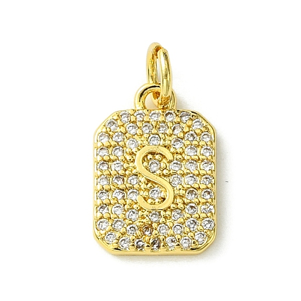 PandaHall Rack Plating Brass Micro Pave Clear Cubic Zirconia Charms, Long-Lasting Plated, Lead Free & Cadmium Free, Rectangle with Letter...
PandaHall Rack Plating Brass Micro Pave Clear Cubic Zirconia Charms, Long-Lasting Plated, Lead Free & Cadmium Free, Rectangle with Letter...