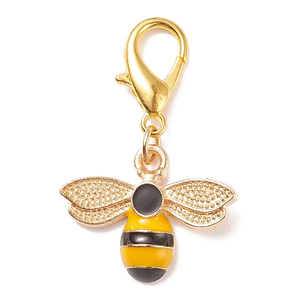 PandaHall Alloy Enamel Bees Pendant Decorations, Lobster Clasp Charms, Clip-on Charms, for Keychain, Purse, Backpack Ornament, Golden, 35mm..., Gold
PandaHall Alloy Enamel Bees Pendant Decorations, Lobster Clasp Charms, Clip-on Charms, for Keychain, Purse, Backpack Ornament, Golden, 35mm..., Gold