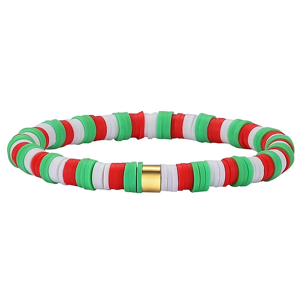 PandaHall Polymer Clay Heishi Surfer Stretch Bracelet with 304 Stainless Steel Beaded, Preppy Bracelet, Colorful, Inner Diameter: 2 inch...
PandaHall Polymer Clay Heishi Surfer Stretch Bracelet with 304 Stainless Steel Beaded, Preppy Bracelet, Colorful, Inner Diameter: 2 inch...