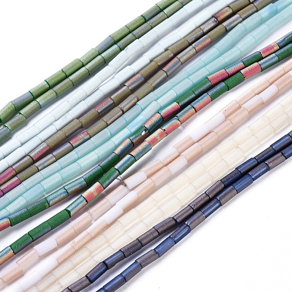 PandaHall Electroplated Frosted Glass Beads Strands, Column, Mixed Color, 5x2.5mm, Hole: 0.7mm, about 99pcs/strand, 19.6 inch(50cm) Glass..., Multicolor
PandaHall Electroplated Frosted Glass Beads Strands, Column, Mixed Color, 5x2.5mm, Hole: 0.7mm, about 99pcs/strand, 19.6 inch(50cm) Glass..., Multicolor