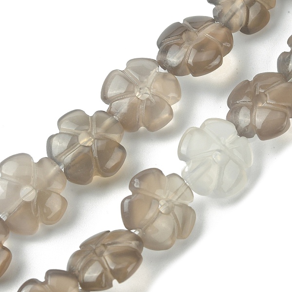 PandaHall Natural Grey Agate Bead Strands, Flower, 14x14x5.5mm, Hole: 1.2mm, about 29pcs/strand, 14.80''(37.6cm) Grey Agate Flower
PandaHall Natural Grey Agate Bead Strands, Flower, 14x14x5.5mm, Hole: 1.2mm, about 29pcs/strand, 14.80''(37.6cm) Grey Agate Flower