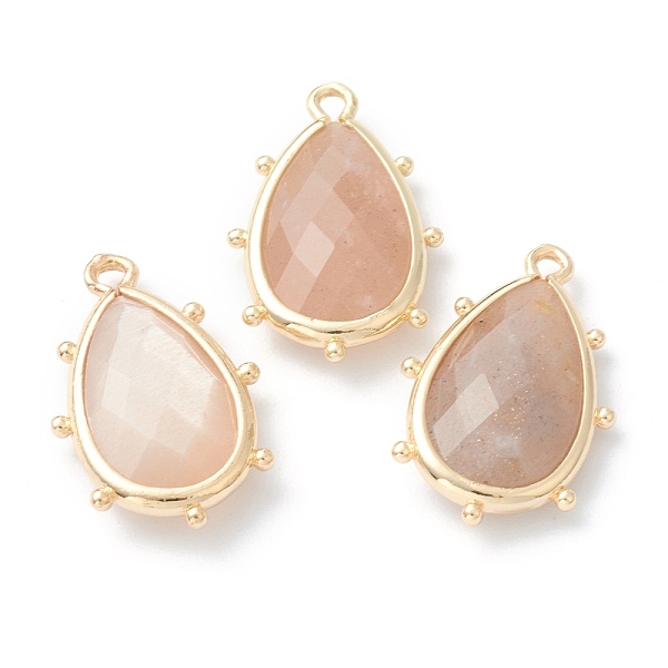 PandaHall Natural Sunstone Pendants, with Golden Brass Edge, Faceted, Teardrop, 22.5x14x5.5mm, Hole: 1.6mm Sunstone Teardrop
PandaHall Natural Sunstone Pendants, with Golden Brass Edge, Faceted, Teardrop, 22.5x14x5.5mm, Hole: 1.6mm Sunstone Teardrop