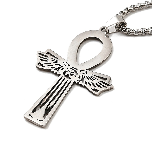 PandaHall 201 Stainless Steel Pendant Necklaces, Cross, 23.54 inch(59.8cm), Cross: 48x31.5x1.2mm 201 Stainless Steel Cross
PandaHall 201 Stainless Steel Pendant Necklaces, Cross, 23.54 inch(59.8cm), Cross: 48x31.5x1.2mm 201 Stainless Steel Cross