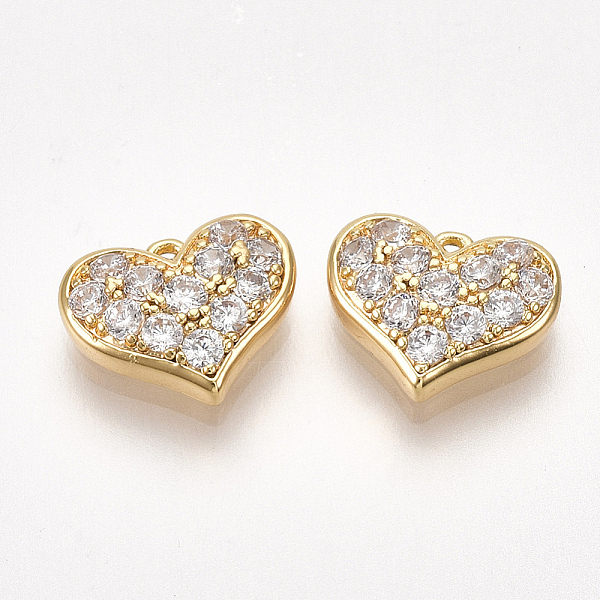 PandaHall Valentine's Day Brass Cubic Zirconia Charms, Heart, Real 18K Gold Plated, Camellia, 8x9.5x2.5mm, Hole: 0.7mm Brass+Cubic Zirconia..., Pink
PandaHall Valentine's Day Brass Cubic Zirconia Charms, Heart, Real 18K Gold Plated, Camellia, 8x9.5x2.5mm, Hole: 0.7mm Brass+Cubic Zirconia..., Pink