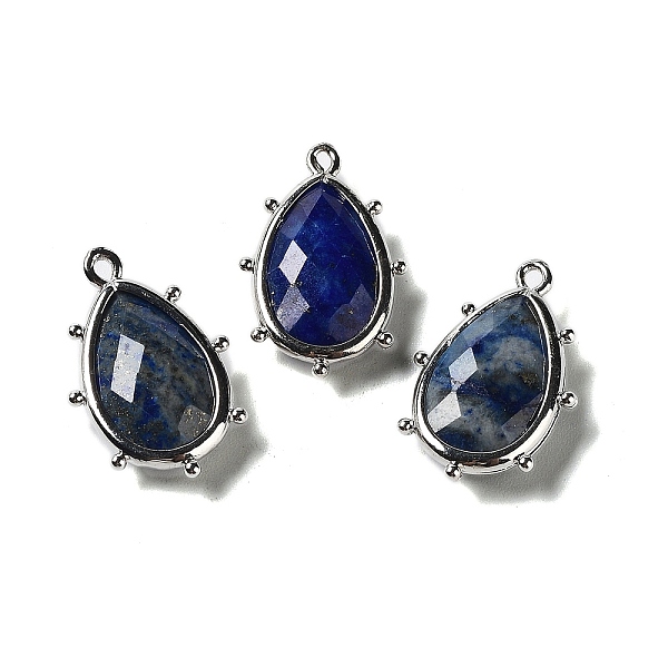 PandaHall Natural Lapis Lazuli Pendants, with Platinum Brass Edge, Faceted, Teardrop, 22.5x14x5.5mm, Hole: 1.6mm. Lapis Lazuli Teardrop
PandaHall Natural Lapis Lazuli Pendants, with Platinum Brass Edge, Faceted, Teardrop, 22.5x14x5.5mm, Hole: 1.6mm. Lapis Lazuli Teardrop