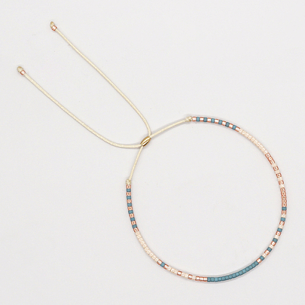 PandaHall Glass Seed Braided Bead Bracelet, Adjustable Bracelet, Cadet Blue, No Size Glass
PandaHall Glass Seed Braided Bead Bracelet, Adjustable Bracelet, Cadet Blue, No Size Glass