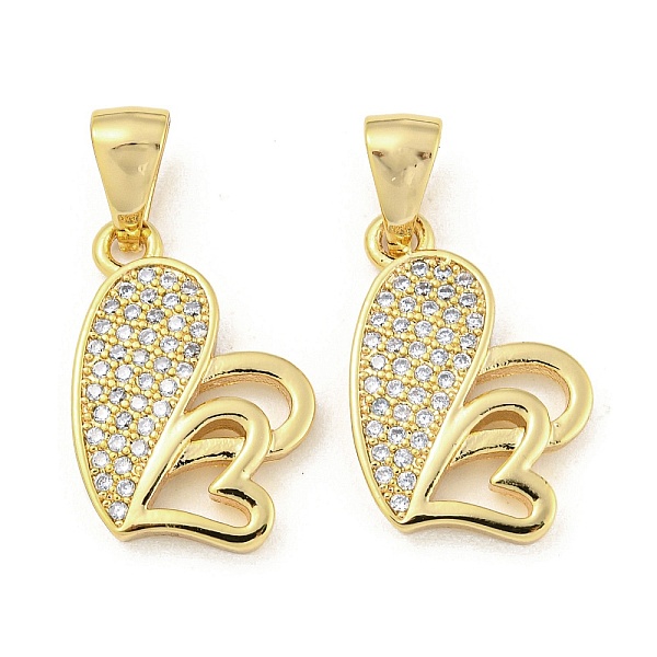 PandaHall Brass Micro Pave Clear Cubic Zirconia Pendants, Heart, Real 18K Gold Plated, 20x13x2.5mm, Hole: 6x3.5mm Brass+Cubic Zirconia Heart...
PandaHall Brass Micro Pave Clear Cubic Zirconia Pendants, Heart, Real 18K Gold Plated, 20x13x2.5mm, Hole: 6x3.5mm Brass+Cubic Zirconia Heart...