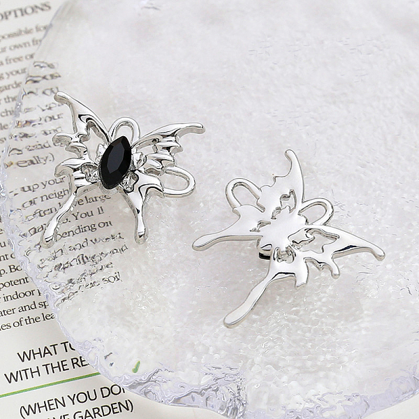 PandaHall Alloy Pendant with Rhinestone, Butterfly Charms, Platinum, Jet, 29x29mm Alloy+Rhinestone Butterfly Black
PandaHall Alloy Pendant with Rhinestone, Butterfly Charms, Platinum, Jet, 29x29mm Alloy+Rhinestone Butterfly Black