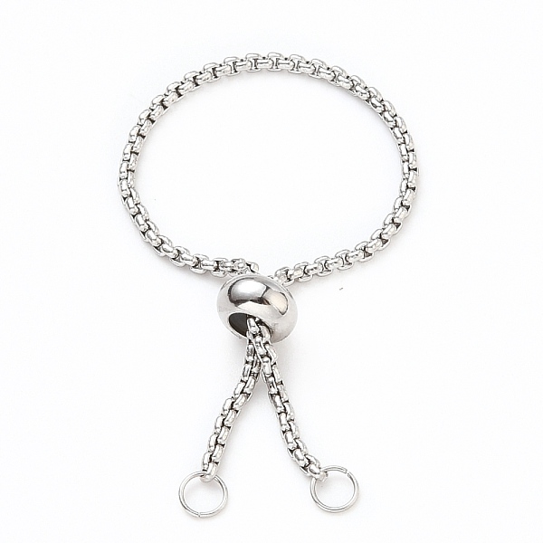 PandaHall Adjustable 304 Stainless Steel Box Chain Slider Ring Making, Bolo Chain for DIY Ring Making, Stainless Steel Color, 1.2mm, Inner...
PandaHall Adjustable 304 Stainless Steel Box Chain Slider Ring Making, Bolo Chain for DIY Ring Making, Stainless Steel Color, 1.2mm, Inner...