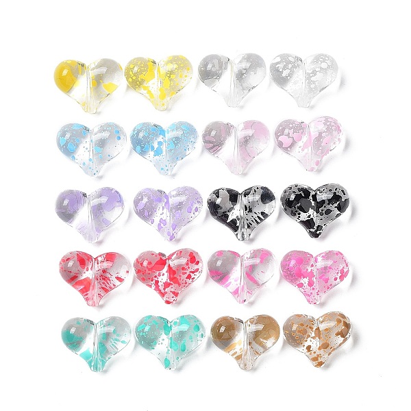 PandaHall Transparent Acrylic Beads, Polka Dot Pattern, Heart, Mixed Color, 16.5x21x10mm, Hole: 1.8mm Acrylic Heart Multicolor
PandaHall Transparent Acrylic Beads, Polka Dot Pattern, Heart, Mixed Color, 16.5x21x10mm, Hole: 1.8mm Acrylic Heart Multicolor