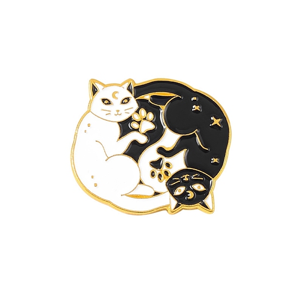 PandaHall Yin-yang Taichi Black White Animal Lover Enamel Pins, Golden Alloy Brooches for Valentine's Day, Cat Shape, 22x17mm Alloy+Enamel...
PandaHall Yin-yang Taichi Black White Animal Lover Enamel Pins, Golden Alloy Brooches for Valentine's Day, Cat Shape, 22x17mm Alloy+Enamel...
