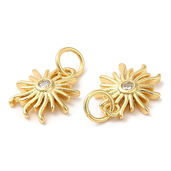 PandaHall Brass with Cubic Zirconia Pendants, Long-Lasting Plated, Lead Free & Cadmium Free, Sun Charm, Real 18K Gold Plated, 12x10.5x2mm..., Clear
PandaHall Brass with Cubic Zirconia Pendants, Long-Lasting Plated, Lead Free & Cadmium Free, Sun Charm, Real 18K Gold Plated, 12x10.5x2mm..., Clear