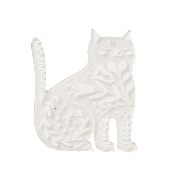 PandaHall Acrylic Pendants, Cat, White, 54x43x1.5mm, Hole: 1.6mm Acrylic Cat Shape White
PandaHall Acrylic Pendants, Cat, White, 54x43x1.5mm, Hole: 1.6mm Acrylic Cat Shape White