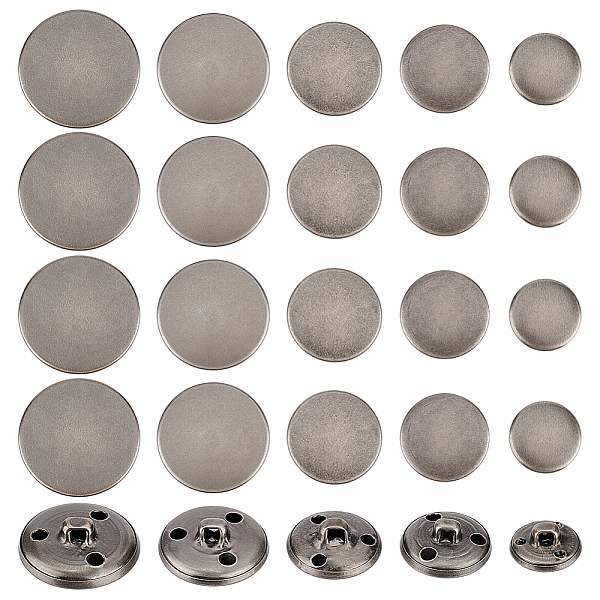 PandaHall OLYCRAFT 50pcs 5 Size Metal Blazer Button Set Vintage Brass Buttons Blank Pattern Vintage Shank Buttons with 3 Hole Retro Flat...
PandaHall OLYCRAFT 50pcs 5 Size Metal Blazer Button Set Vintage Brass Buttons Blank Pattern Vintage Shank Buttons with 3 Hole Retro Flat...