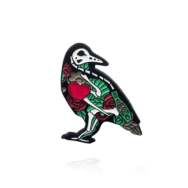 PandaHall Animal Skeleton Safety Brooch Pin, Alloy Enamel Badge for Suit Shirt Collar, Bird, 40x35mm Alloy+Enamel Bird
PandaHall Animal Skeleton Safety Brooch Pin, Alloy Enamel Badge for Suit Shirt Collar, Bird, 40x35mm Alloy+Enamel Bird