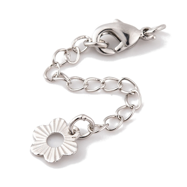 PandaHall Flower Rack Plating Brass Ends with Chain and Lobster Claw Clasps, Long-Lasting Plated, Lead Free & Cadmium Free, Platinum, 58mm...
PandaHall Flower Rack Plating Brass Ends with Chain and Lobster Claw Clasps, Long-Lasting Plated, Lead Free & Cadmium Free, Platinum, 58mm...