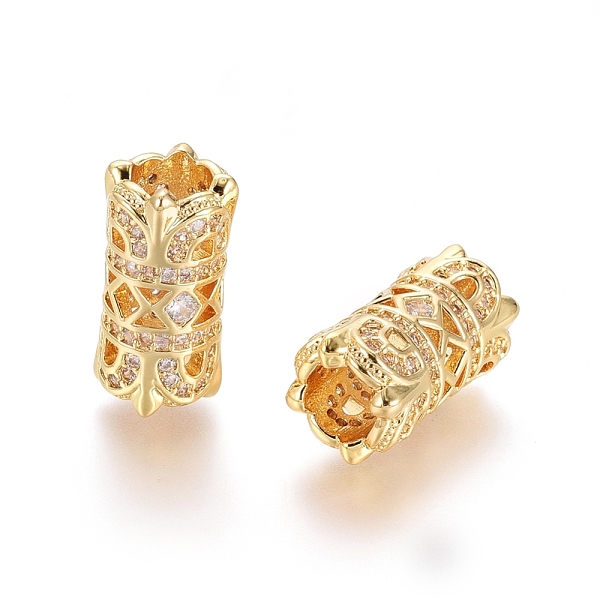 PandaHall Brass Micro Pave Clear Cubic Zirconia European Beads, Large Hole Beads, Column, Golden, 15.5x8mm, Hole: 5mm Brass+Cubic Zirconia...
PandaHall Brass Micro Pave Clear Cubic Zirconia European Beads, Large Hole Beads, Column, Golden, 15.5x8mm, Hole: 5mm Brass+Cubic Zirconia...