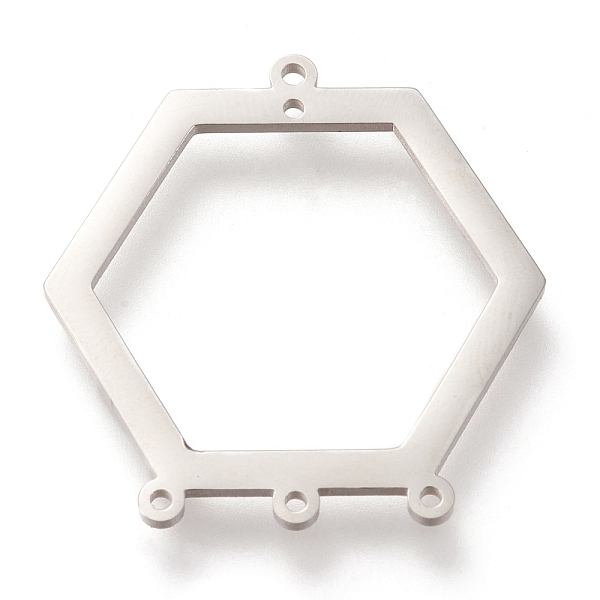 PandaHall 304 Stainless Steel Chandelier Components Links, Polishing, Hexagon, Stainless Steel Color, 32x30x1mm, Hole: 1.4mm and 1.2mm 304...
PandaHall 304 Stainless Steel Chandelier Components Links, Polishing, Hexagon, Stainless Steel Color, 32x30x1mm, Hole: 1.4mm and 1.2mm 304...