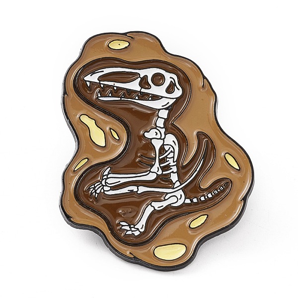 PandaHall Dinosaur Enamel Pin, Electrophoresis Black Plated Alloy Lapel Pin Brooch for Backpack Clothes, Dark Goldenrod, 37.5x29x1.5mm...
PandaHall Dinosaur Enamel Pin, Electrophoresis Black Plated Alloy Lapel Pin Brooch for Backpack Clothes, Dark Goldenrod, 37.5x29x1.5mm...