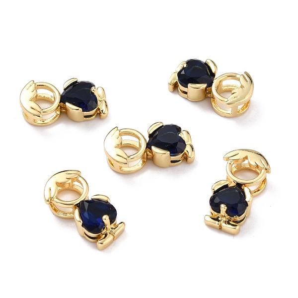 PandaHall Brass Micro Pave Cubic Zirconia Pendants, Long-Lasting Plated, Boy, Blue, Real 18K Gold Plated, 16.5x9x5mm, Hole: 4x2mm...
PandaHall Brass Micro Pave Cubic Zirconia Pendants, Long-Lasting Plated, Boy, Blue, Real 18K Gold Plated, 16.5x9x5mm, Hole: 4x2mm...