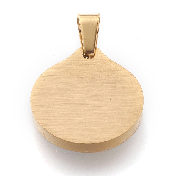 PandaHall 304 Stainless Steel Pendants, with Shell, Flat Round with Alphabet, Golden, Letter.G, 20.5x18x2.5mm, Hole: 7x4mm Stainless...
PandaHall 304 Stainless Steel Pendants, with Shell, Flat Round with Alphabet, Golden, Letter.G, 20.5x18x2.5mm, Hole: 7x4mm Stainless...