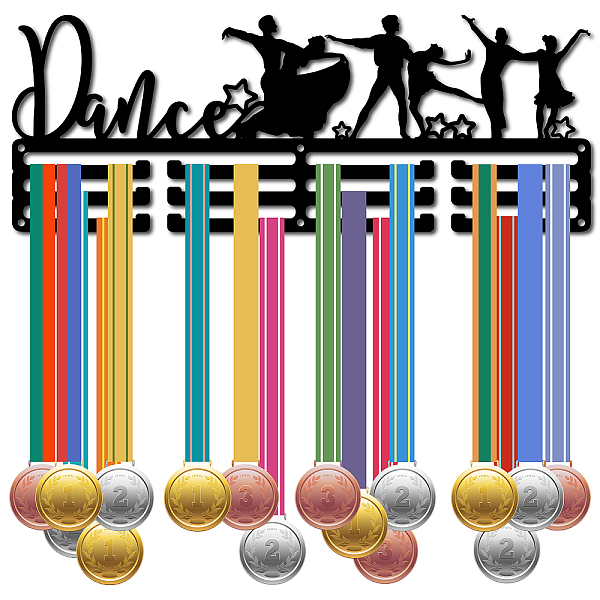 PandaHall Fashion Iron Medal Hanger Holder Display Wall Rack, 3-Line, with Screws, Dancer Pattern, 150x400mm Iron Human
PandaHall Fashion Iron Medal Hanger Holder Display Wall Rack, 3-Line, with Screws, Dancer Pattern, 150x400mm Iron Human