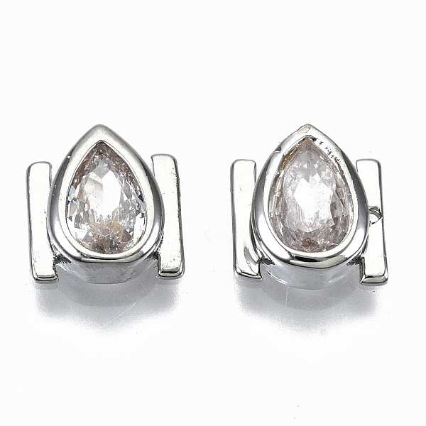PandaHall Brass Micro Pave Clear Cubic Zirconia Cabochons, Fit Floating Locket Charms, Cadmium Free & Nickel Free & Lead Free, Teardrop...
PandaHall Brass Micro Pave Clear Cubic Zirconia Cabochons, Fit Floating Locket Charms, Cadmium Free & Nickel Free & Lead Free, Teardrop...