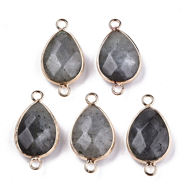 PandaHall Natural Labradorite Links Connectors, with Light Gold Tone Brass Findings, Faceted Teardrop, 27x14x6mm, Hole: 2mm Labradorite...
PandaHall Natural Labradorite Links Connectors, with Light Gold Tone Brass Findings, Faceted Teardrop, 27x14x6mm, Hole: 2mm Labradorite...