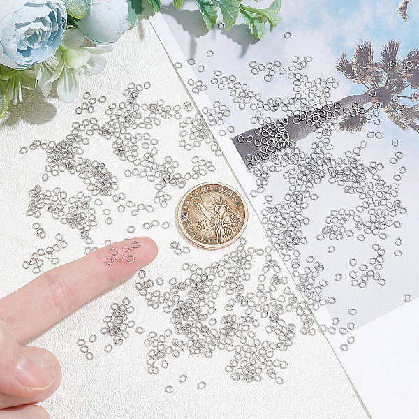 PandaHall DICOSMETIC 1000pcs 2.5mm 304 Stainless Steel Jump Rings Oval Jump Rings Open Jump Rings Chain Connector Rings for Neclace Bracelet...
PandaHall DICOSMETIC 1000pcs 2.5mm 304 Stainless Steel Jump Rings Oval Jump Rings Open Jump Rings Chain Connector Rings for Neclace Bracelet...
