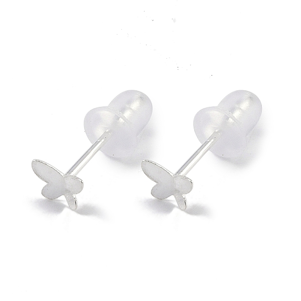 PandaHall 999 Sterling Silver Stud Earrings for Women, with 999 Stamp, Bowknot, 5x4mm Sterling Silver Bowknot
PandaHall 999 Sterling Silver Stud Earrings for Women, with 999 Stamp, Bowknot, 5x4mm Sterling Silver Bowknot