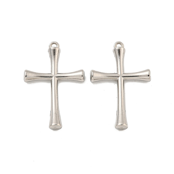 PandaHall 304 Stainless Steel Pendants, Cross Charm, Stainless Steel Color, 26.5x17.5x3.5mm, Hole: 1mm 304 Stainless Steel Cross
PandaHall 304 Stainless Steel Pendants, Cross Charm, Stainless Steel Color, 26.5x17.5x3.5mm, Hole: 1mm 304 Stainless Steel Cross