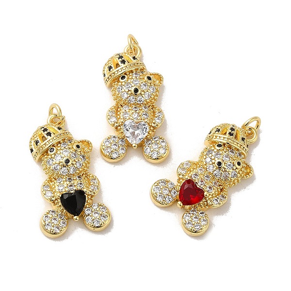 PandaHall Rack Plating Brass Micro Pave Cubic Zirconia Pendants, Cadmium Free & Lead Free, Long-Lasting Plated, Real 18K Gold Plated, Bear..., Multicolor
PandaHall Rack Plating Brass Micro Pave Cubic Zirconia Pendants, Cadmium Free & Lead Free, Long-Lasting Plated, Real 18K Gold Plated, Bear..., Multicolor
