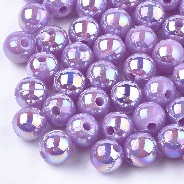 PandaHall Plastic Beads, AB Color Plated, Round, Medium Purple, 6mm, Hole: 1.6mm Plastic Round
PandaHall Plastic Beads, AB Color Plated, Round, Medium Purple, 6mm, Hole: 1.6mm Plastic Round