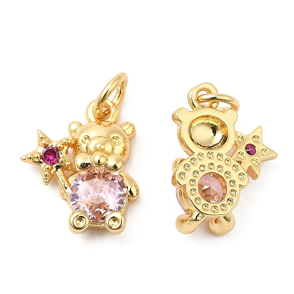 PandaHall Brass with Cubic Zirconia Pendants, Long-Lasting Plated, Lead Free & Cadmium Free, Bear Charm, Real 18K Gold Plated...
PandaHall Brass with Cubic Zirconia Pendants, Long-Lasting Plated, Lead Free & Cadmium Free, Bear Charm, Real 18K Gold Plated...