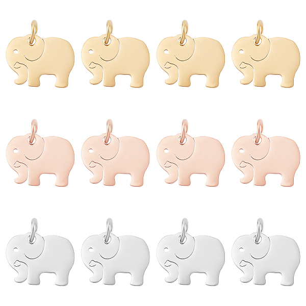 PandaHall DICOSMETIC 18Pcs 3 Colors Stainless Steel Animal Pendants Elephant Jewelry Making Pendant Charms in Golden and Rose Gold Color for...
PandaHall DICOSMETIC 18Pcs 3 Colors Stainless Steel Animal Pendants Elephant Jewelry Making Pendant Charms in Golden and Rose Gold Color for...