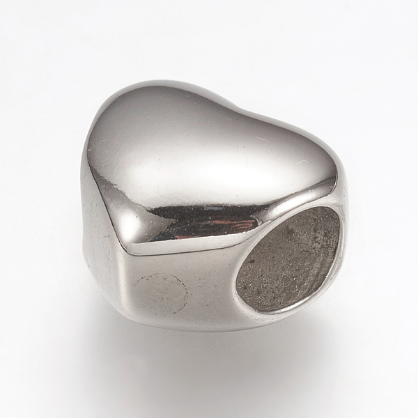 PandaHall 316 Surgical Stainless Steel European Beads, Large Hole Beads, Heart, Stainless Steel Color, 10.5x11.5x8mm, Hole: 5mm 316 Surgical...
PandaHall 316 Surgical Stainless Steel European Beads, Large Hole Beads, Heart, Stainless Steel Color, 10.5x11.5x8mm, Hole: 5mm 316 Surgical...