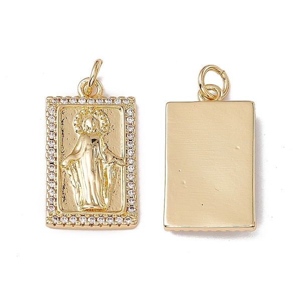 PandaHall Brass Micro Pave Clear Cubic Zirconia Pendants, with Jump Ring, Cadmium Free & Nickel Free & Lead Free, Rack Plating, Rectangle...
PandaHall Brass Micro Pave Clear Cubic Zirconia Pendants, with Jump Ring, Cadmium Free & Nickel Free & Lead Free, Rack Plating, Rectangle...