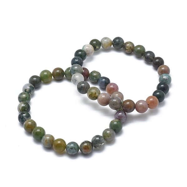 PandaHall Natural Indian Agate Bead Stretch Bracelets, Round, 2 inch~2-3/8 inch(5~6cm), Bead: 5.8~6.8mm Indian Agate
PandaHall Natural Indian Agate Bead Stretch Bracelets, Round, 2 inch~2-3/8 inch(5~6cm), Bead: 5.8~6.8mm Indian Agate