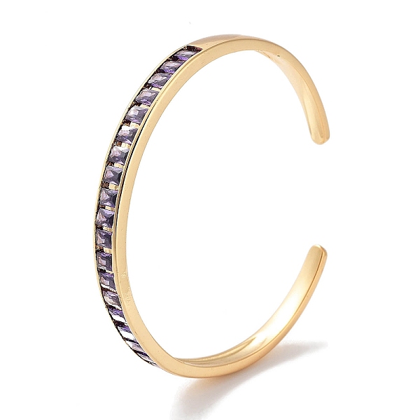 PandaHall Rectangle Brass Pave Glass Open Cuff Bangles for Women, Real 18K Gold Plated, Dark Orchid, Inner Diameter: 2-3/8 inch(5.9cm) Glass...
PandaHall Rectangle Brass Pave Glass Open Cuff Bangles for Women, Real 18K Gold Plated, Dark Orchid, Inner Diameter: 2-3/8 inch(5.9cm) Glass...