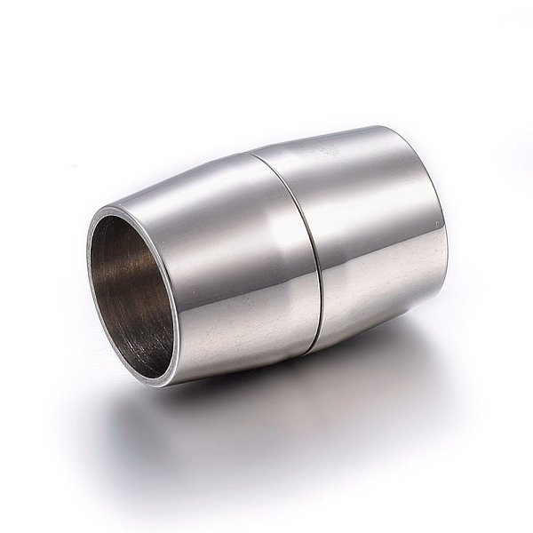 PandaHall 304 Stainless Steel Magnetic Clasps with Glue-in Ends, Column, Stainless Steel Color, 19x13mm, Hole: 10mm 304 Stainless Steel...
PandaHall 304 Stainless Steel Magnetic Clasps with Glue-in Ends, Column, Stainless Steel Color, 19x13mm, Hole: 10mm 304 Stainless Steel...