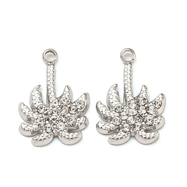 PandaHall 304 Stainless Steel Charms, with Rhinestone, Tree, Stainless Steel Color, 14x10.5x2mm, Hole: 1.5mm Stainless Steel+Rhinestone Tree
PandaHall 304 Stainless Steel Charms, with Rhinestone, Tree, Stainless Steel Color, 14x10.5x2mm, Hole: 1.5mm Stainless Steel+Rhinestone Tree