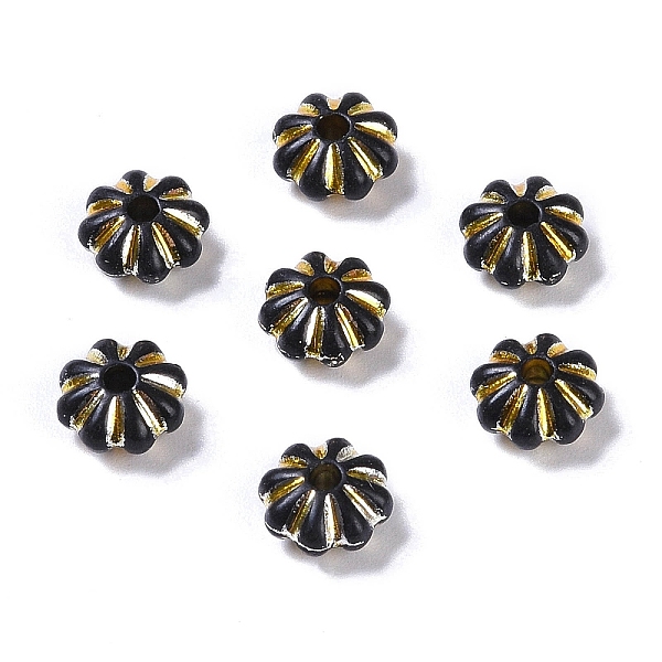 PandaHall Acrylic Beads, Golden Metal Enlaced, Flower, Black, 6.5x6.5x3.5mm, Hole: 1.6mm, about 6250pcs/500g Acrylic Flower Black
PandaHall Acrylic Beads, Golden Metal Enlaced, Flower, Black, 6.5x6.5x3.5mm, Hole: 1.6mm, about 6250pcs/500g Acrylic Flower Black