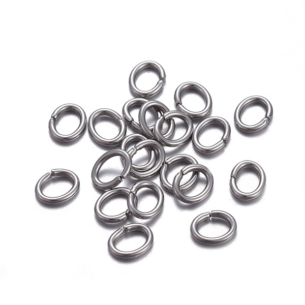 PandaHall 316 Surgical Stainless Steel Jump Rings, Open Jump Rings, Oval, Stainless Steel Color, 20 Gauge, 5x4x0.8mm, Inner Diameter...
PandaHall 316 Surgical Stainless Steel Jump Rings, Open Jump Rings, Oval, Stainless Steel Color, 20 Gauge, 5x4x0.8mm, Inner Diameter...