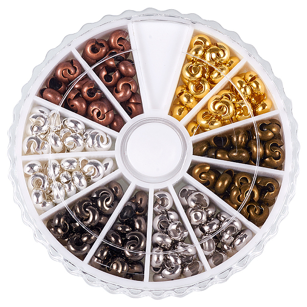 PandaHall Multi Colored Jewelry Findings Round Brass Tube Crimp Beads for Jewelry Making, about 250pcs/box, Mixed Color, 4mm, Hole: 2mm...
PandaHall Multi Colored Jewelry Findings Round Brass Tube Crimp Beads for Jewelry Making, about 250pcs/box, Mixed Color, 4mm, Hole: 2mm...