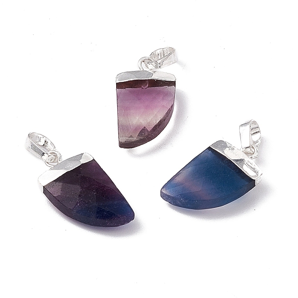 PandaHall Natural Fluorite Pendants, Faceted Scabbard Charms, with Rack Plating Brass Findings, Silver, 18x10.5x5mm, Hole: 6x3.5mm Fluorite...
PandaHall Natural Fluorite Pendants, Faceted Scabbard Charms, with Rack Plating Brass Findings, Silver, 18x10.5x5mm, Hole: 6x3.5mm Fluorite...